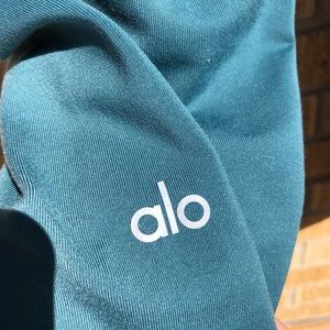 ALO YOGA High Rise 7/8 Deep Marine Blue Leggings